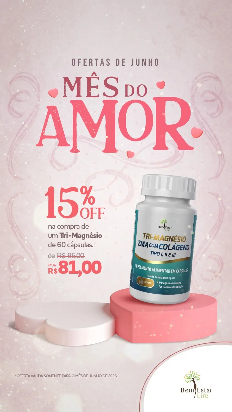 15% DE DESCONTO NA COMPRA DE TRI-MAGNÉSIO